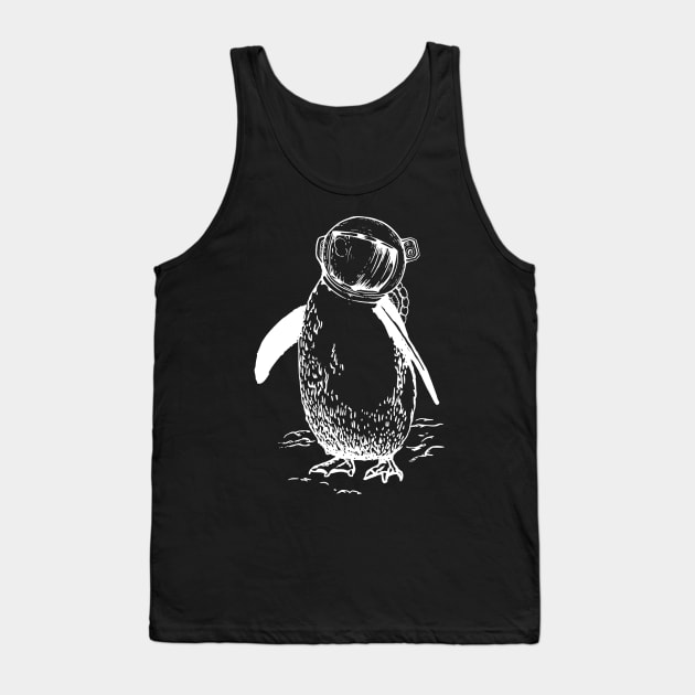 Astronauts penguin, surreal art design Tank Top by Unelmoija